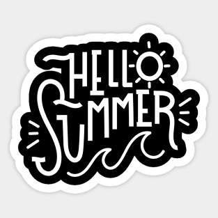 Hello summer Sticker